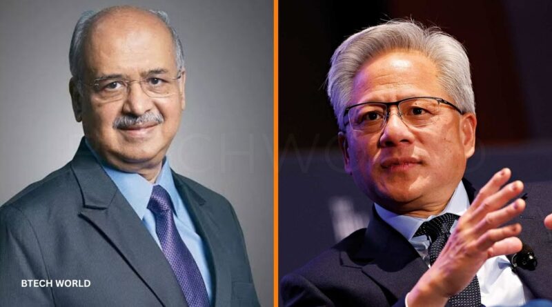 Dilip Shanghvi and Jensen Huang