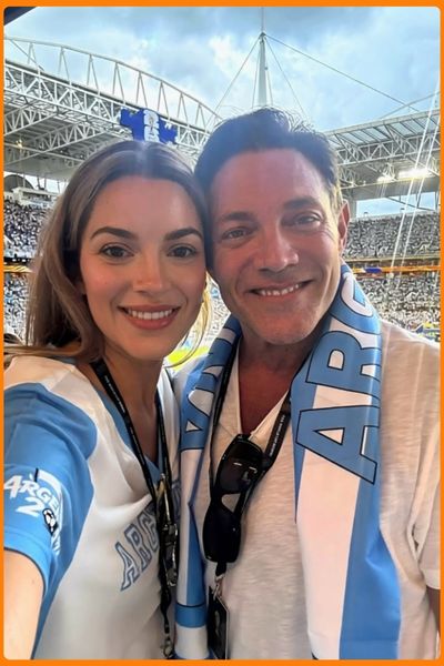 Cristina Invernizzi and Jordan Belfort